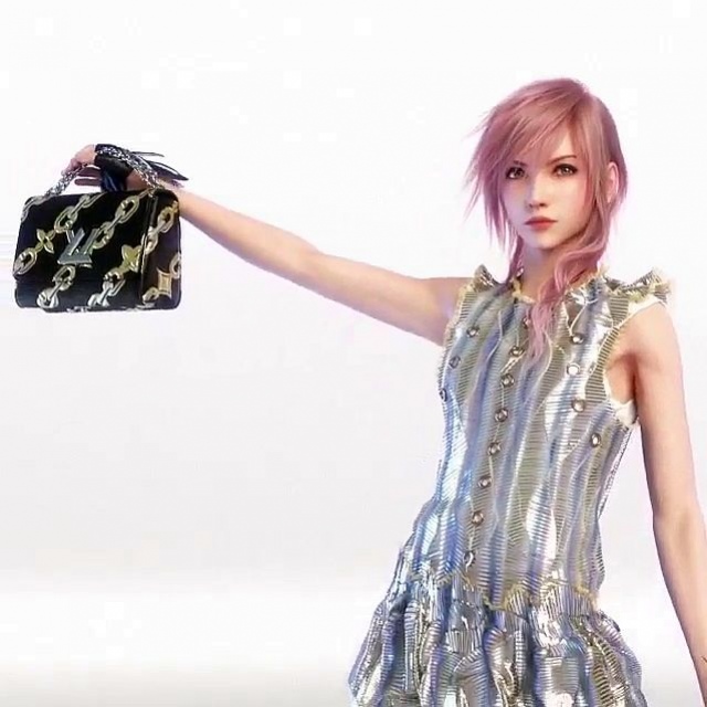 Героиня Final Fantasy XIII снимается в рекламе Louis Vuitton - изображение 2 Героиня Final Fantasy XIII снимается в рекламе Louis Vuitton - фото 2