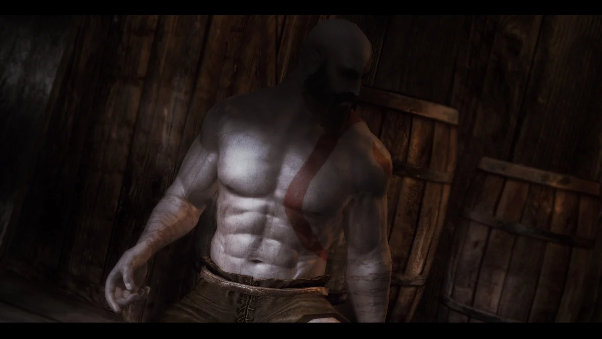 Моддер перенёс Кратоса из новой God of War в Skyrim - фото 2