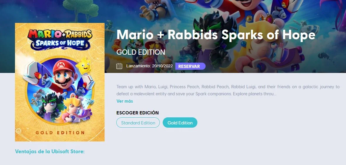 Магазин Ubisoft раскрыл дату релиза Mario + Rabbids Sparks of Hope — 20 октября - фото 1