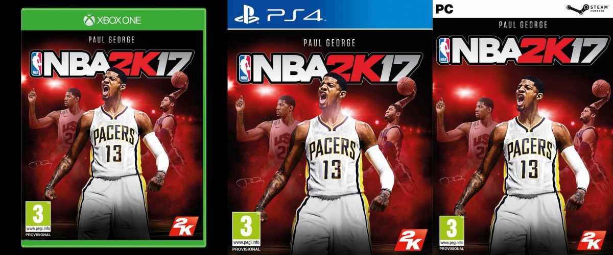 Пол Джордж попал на обложку NBA2K17 - изображение 1 Пол Джордж попал на обложку NBA2K17 - фото 1