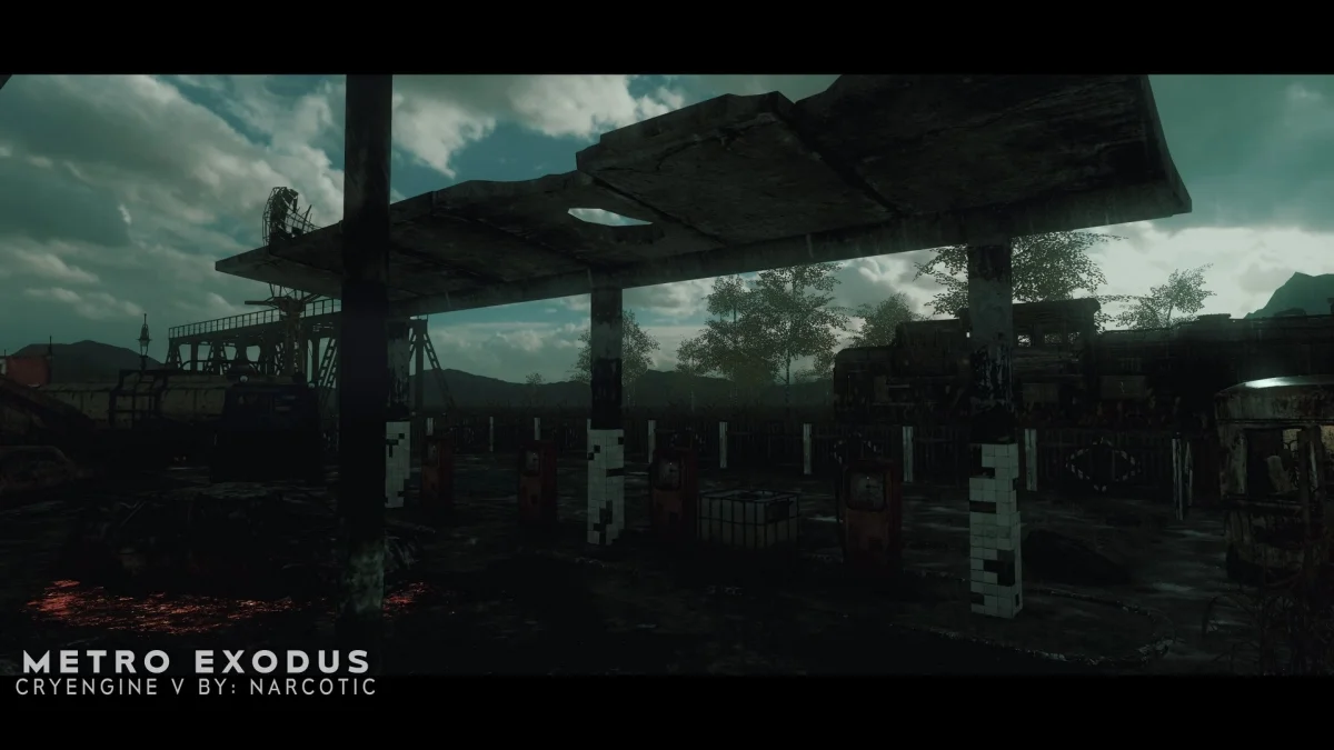 Художник воссоздал уровень из Metro: Exodus на CryEngine V - фото 6