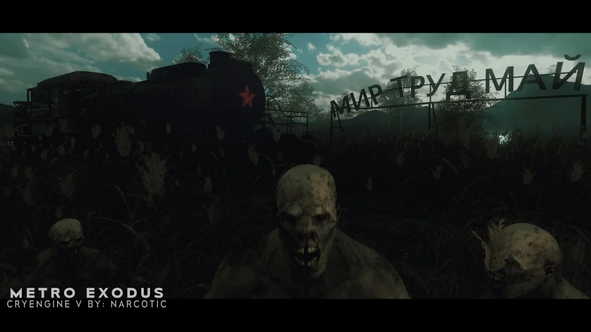 Художник воссоздал уровень из Metro: Exodus на CryEngine V - фото 2
