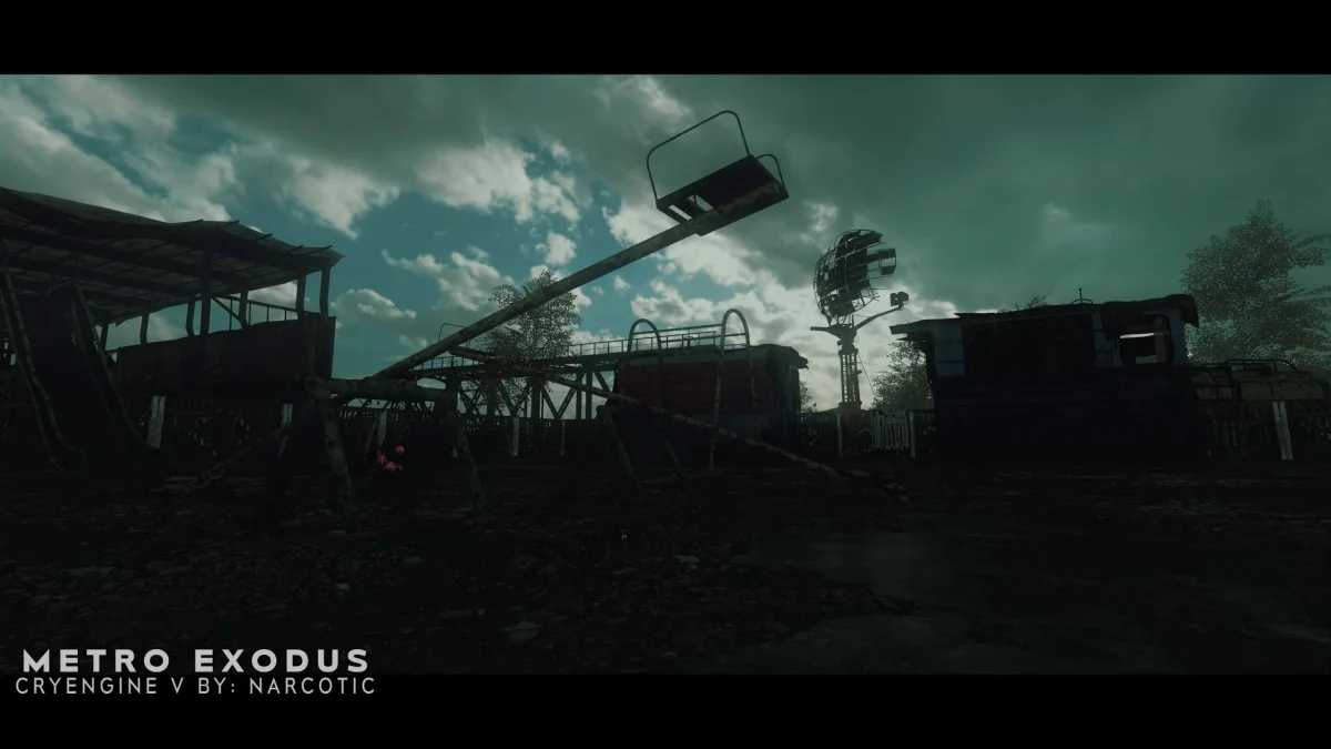 Художник воссоздал уровень из Metro: Exodus на CryEngine V - фото 3