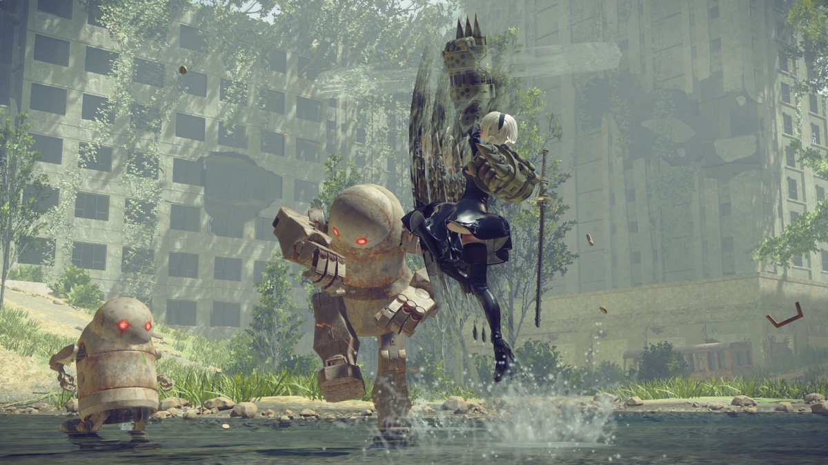 Героиня NieR: Automata надирает робозадницы на новых скриншотах - изображение 3 Героиня NieR: Automata надирает робозадницы на новых скриншотах - фото 3