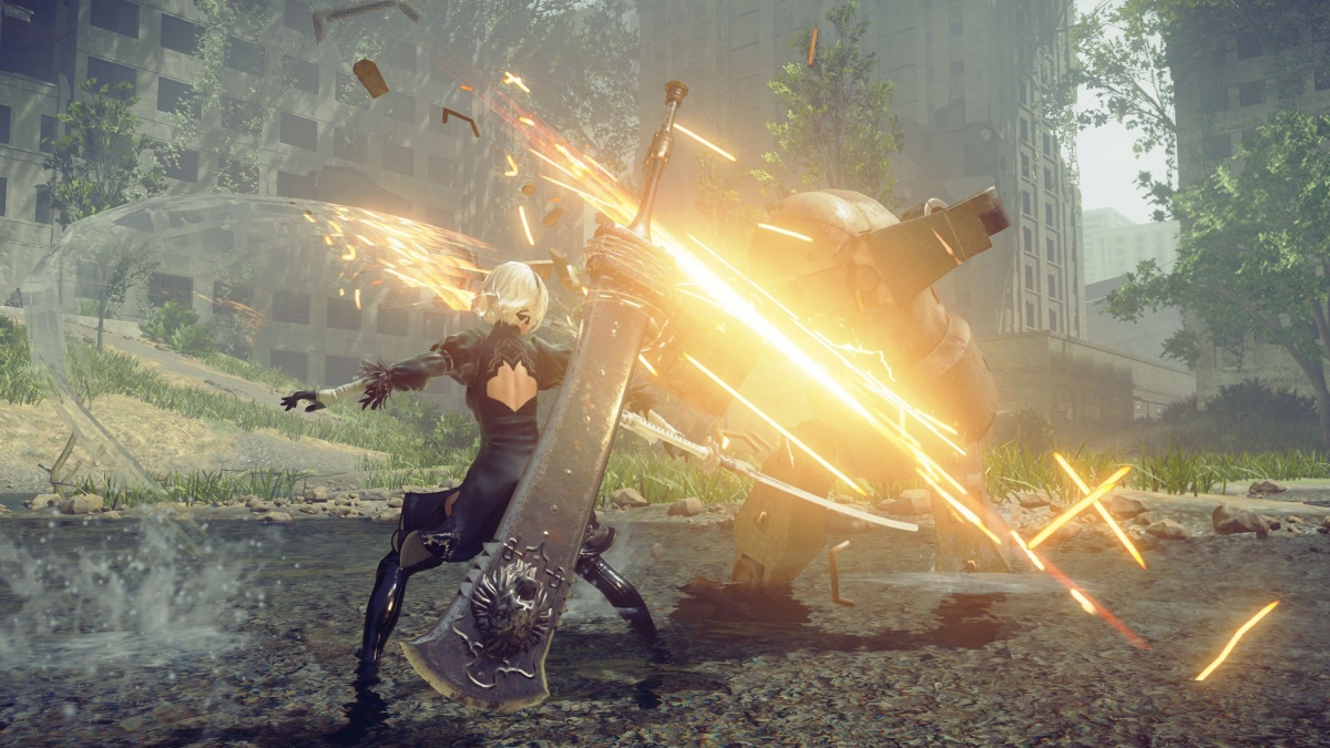 Героиня NieR: Automata надирает робозадницы на новых скриншотах - изображение 9 Героиня NieR: Automata надирает робозадницы на новых скриншотах - фото 9