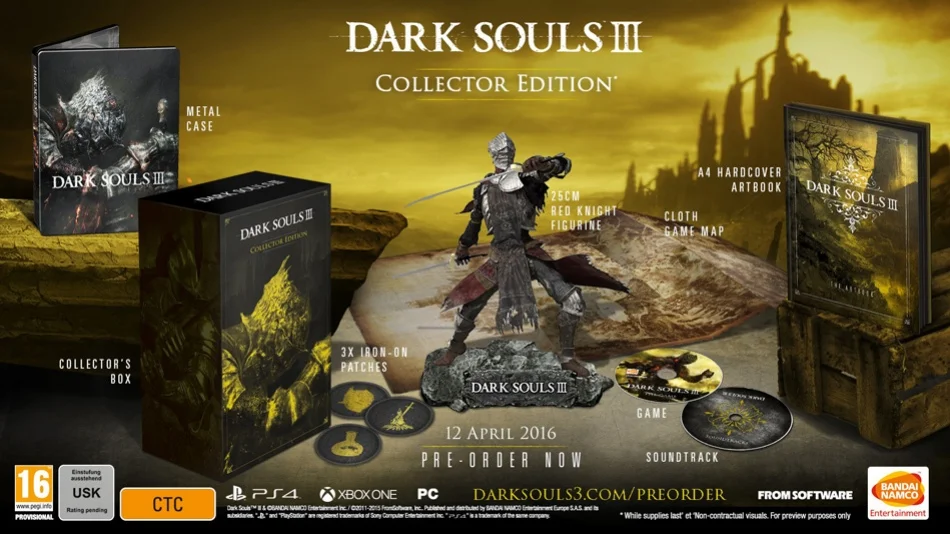 Особое издание Dark Souls 3 распродали еще до выхода игры - фото 2