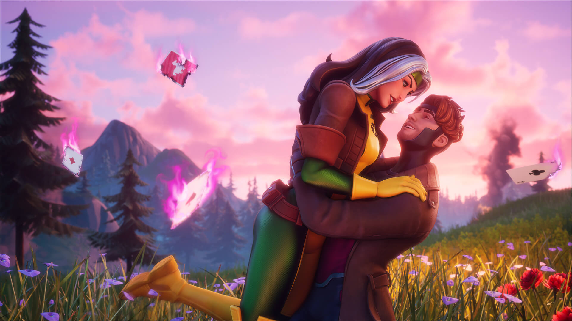 В Fortnite появились Шельма и Гамбит из команды «Люди Икс» - изображение обложка