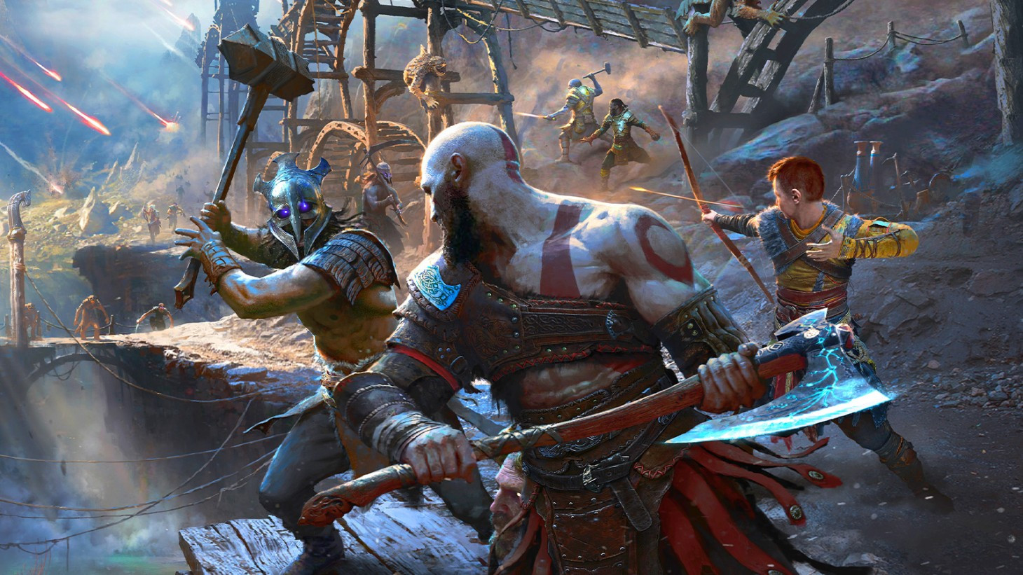 Размер файла God of War: Ragnarok на PS4 составил больше 90 ГБ - изображение обложка