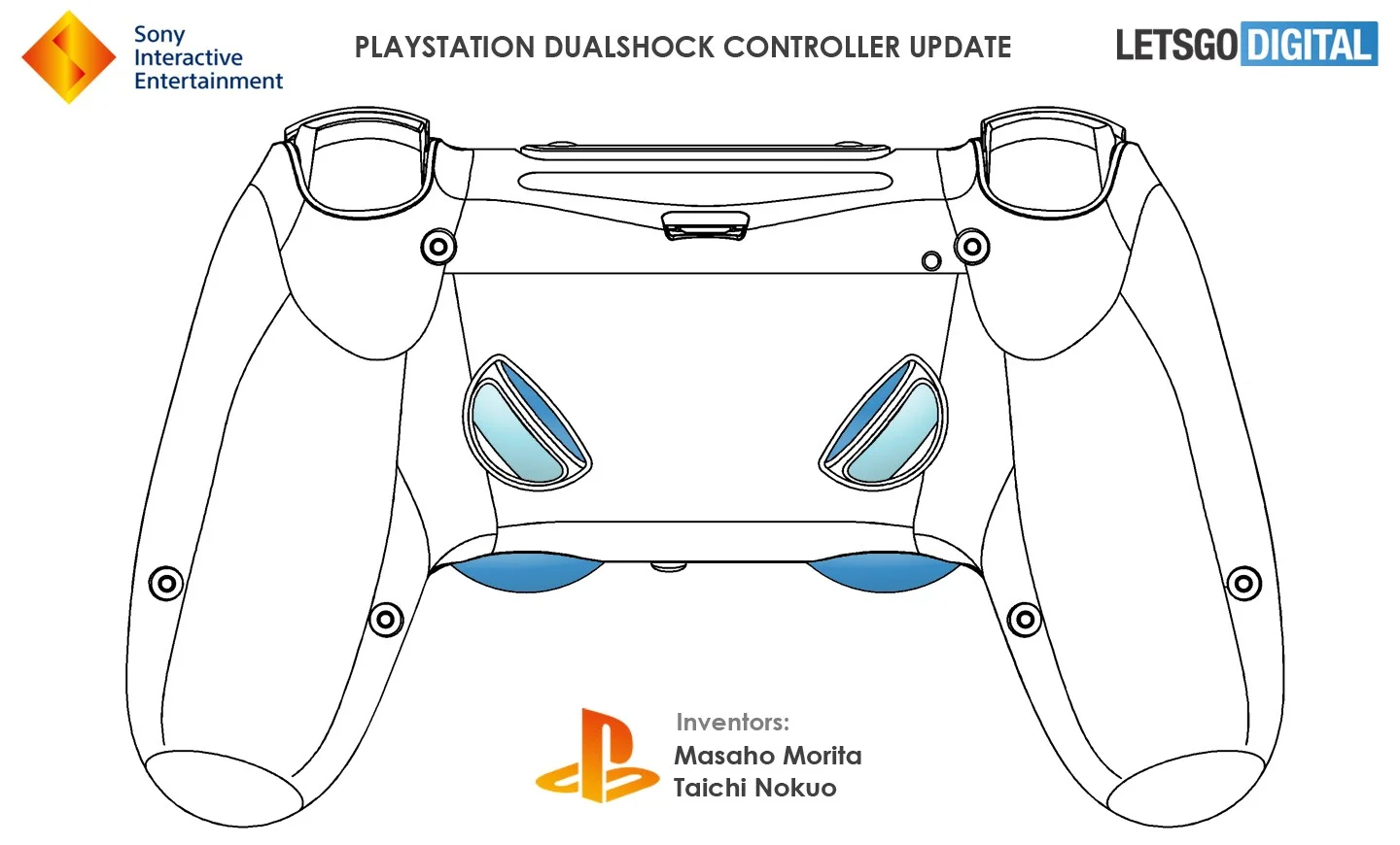 В свежем патенте Sony нашли новые схемы DualShock 5 — на этот раз с кнопками сзади - фото 2