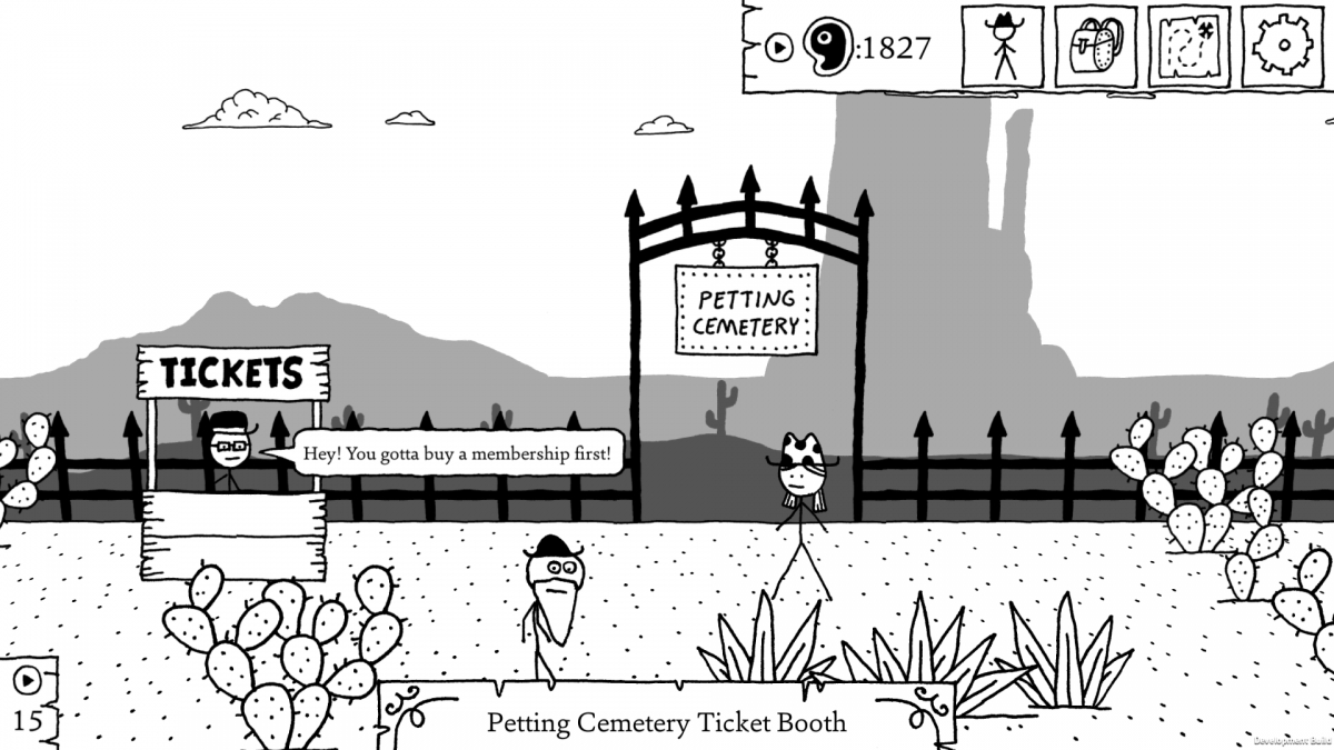 Завтра выходит черно-белая ролевая игра West of Loathing (трейлер) —  Игромания