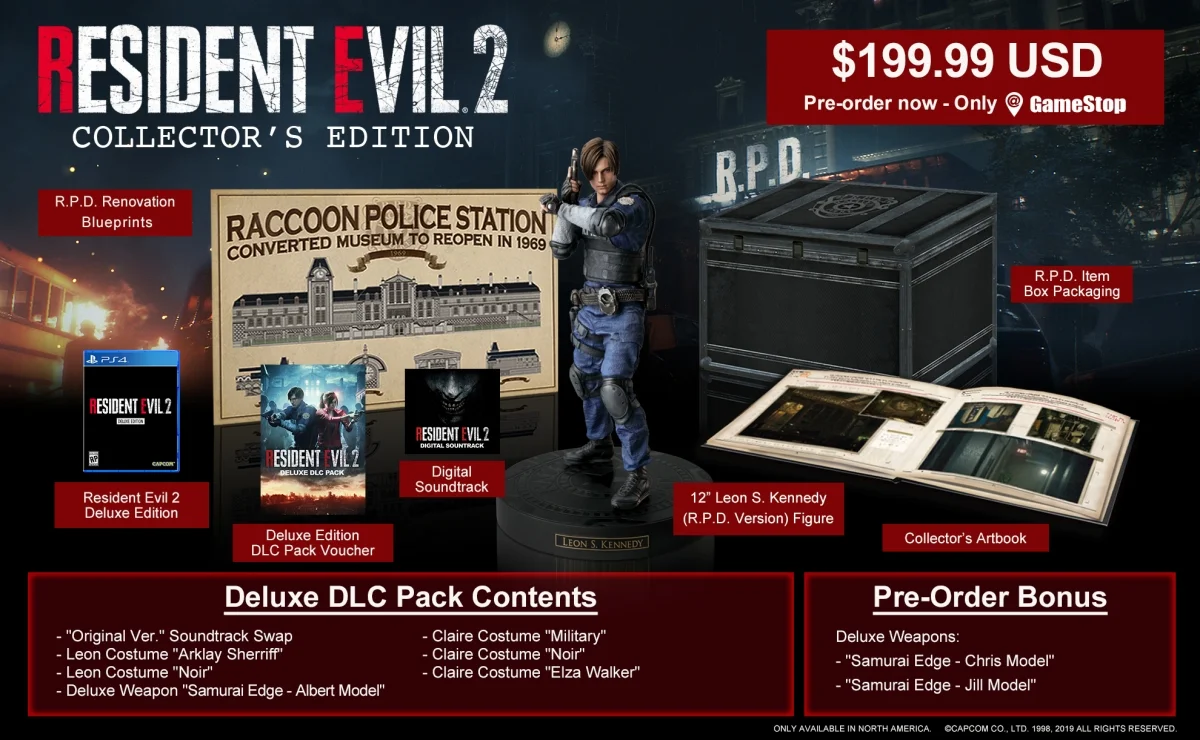 Capcom представила обложку и коллекционное издание ремейка Resident Evil 2 - фото 2