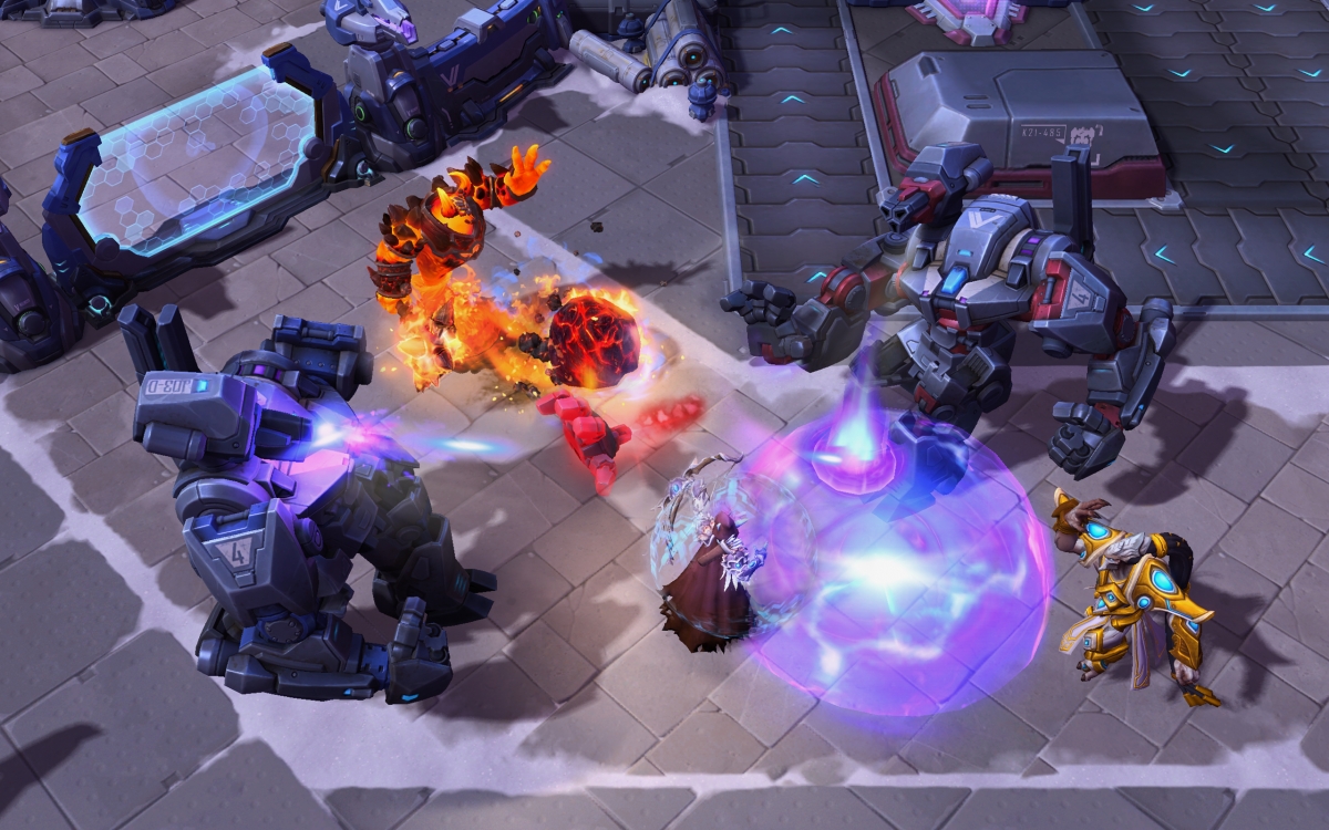 Игроки в Heroes of the Storm смогут управлять гигантским мехом - фото 7