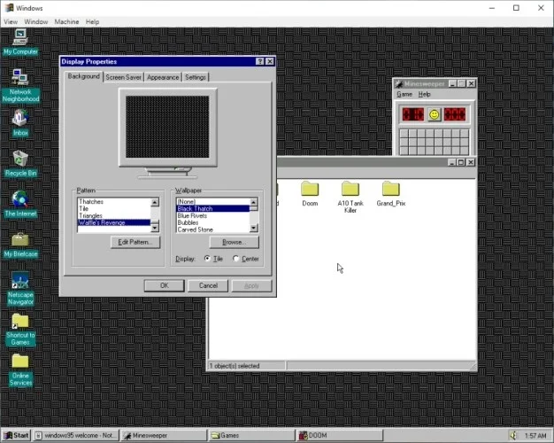 В эмуляторе Windows 95 теперь можно поиграть в Doom и Wolfenstein 3D - фото 2