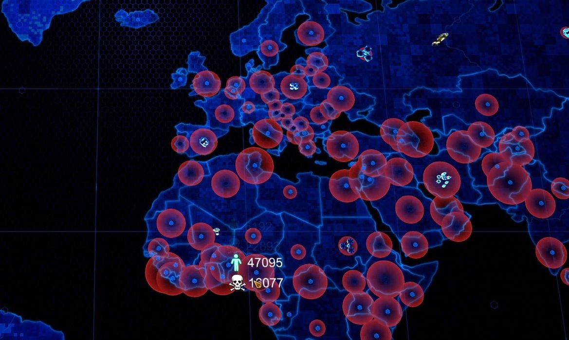 Спасаем мир в стратегии COVID: The Outbreak авторов Realpolitiks - изображение обложка