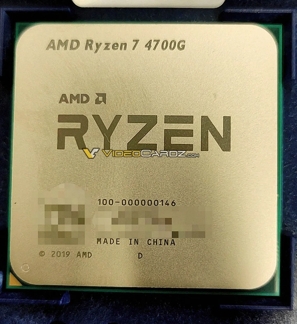 Утечка: Ryzen 7 4700G станет флагманом линейки гибридных процессоров AMD - фото 1