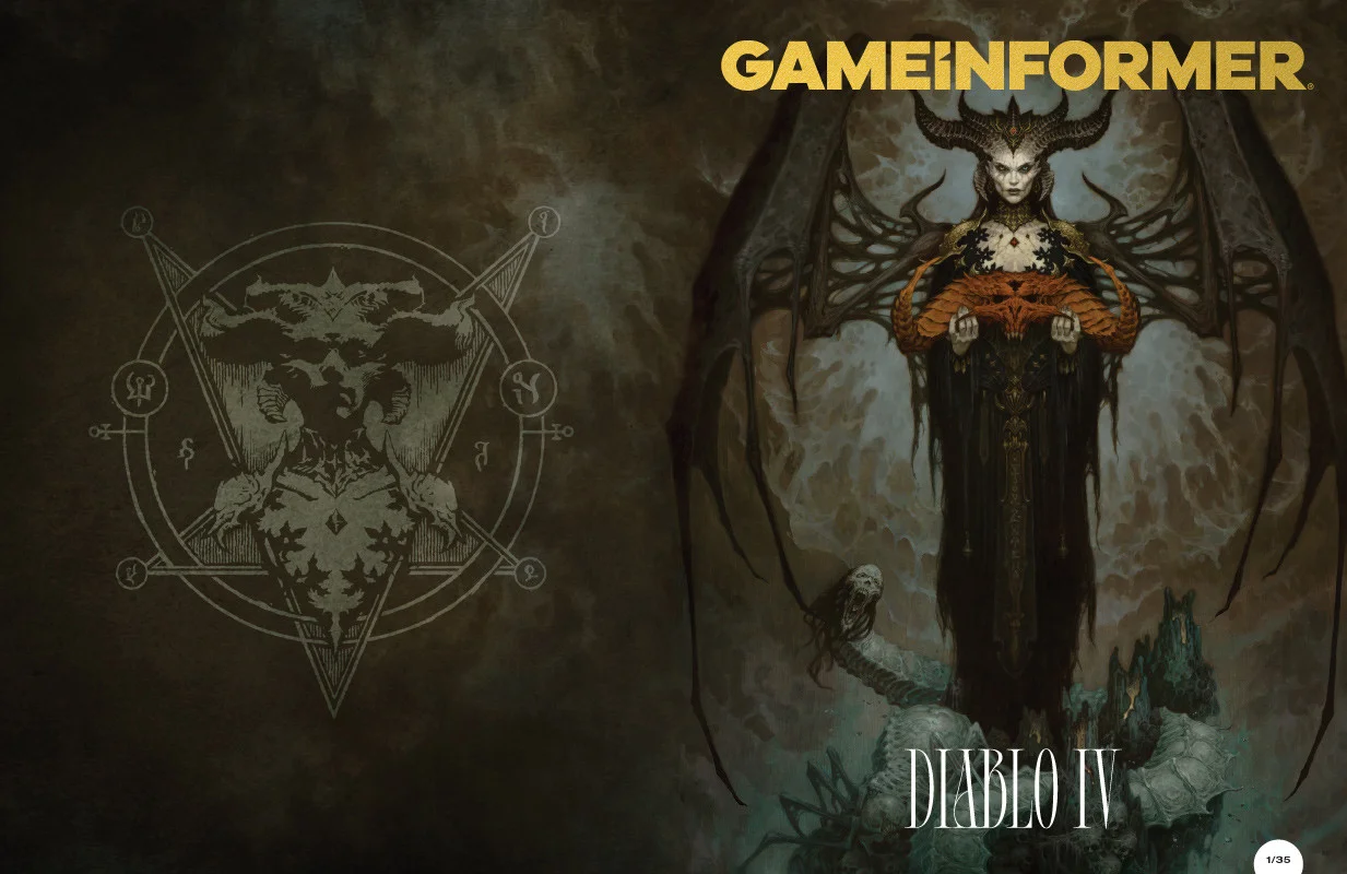 Лилит из Diablo 4 украсит лимитированную обложку журнала Game Informer - фото 2