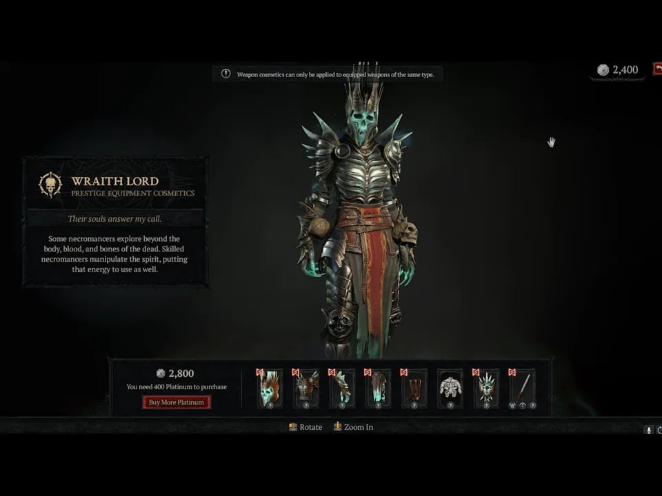 Игроков взбесила высокая стоимость отдельных скинов в Diablo 4 - изображение 1 Игроков взбесила высокая стоимость отдельных скинов в Diablo 4 - фото 1