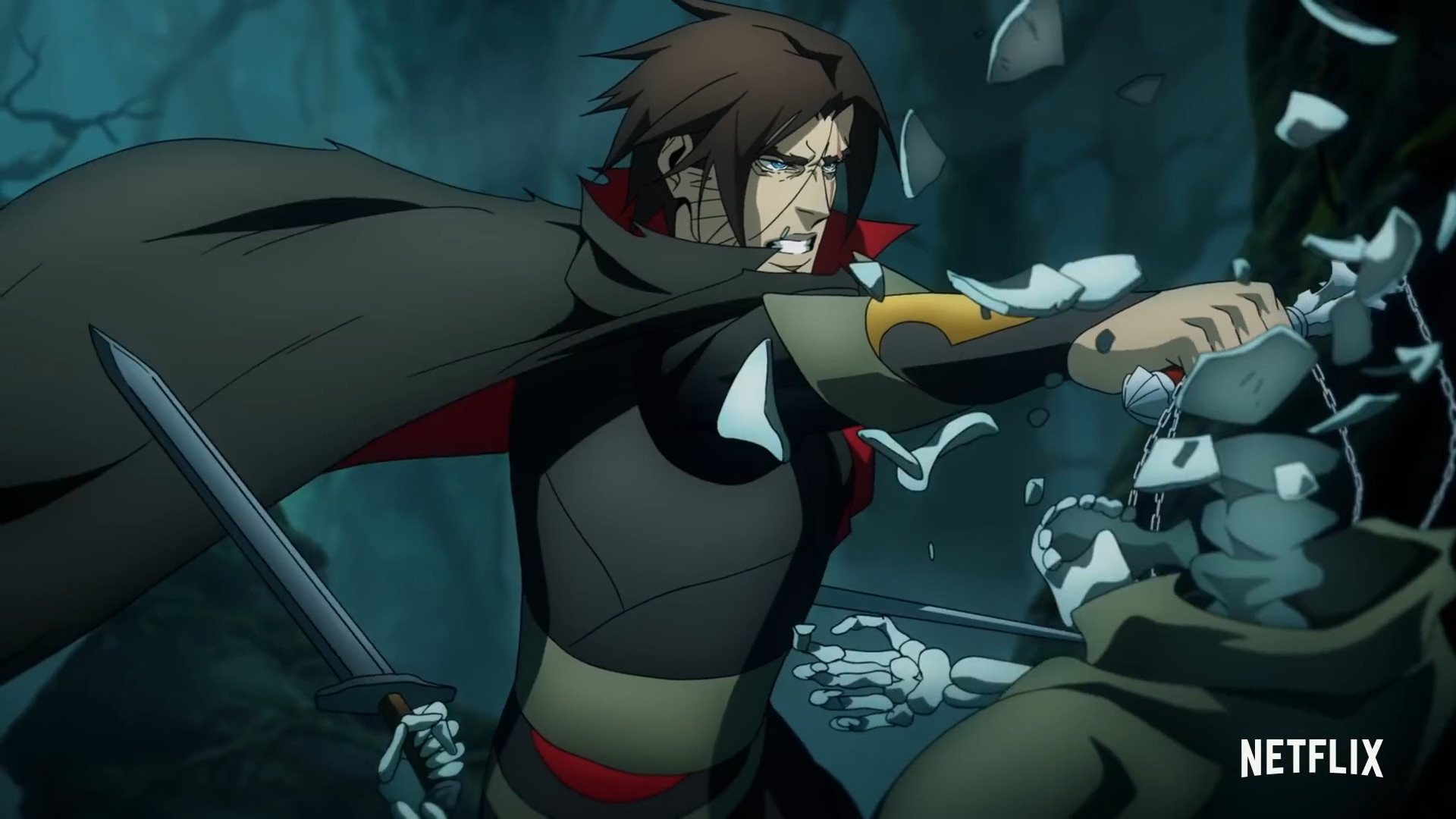 Реки крови, магия и битвы с нечистью — опубликован трейлер 4 сезона Castlevania - изображение обложка