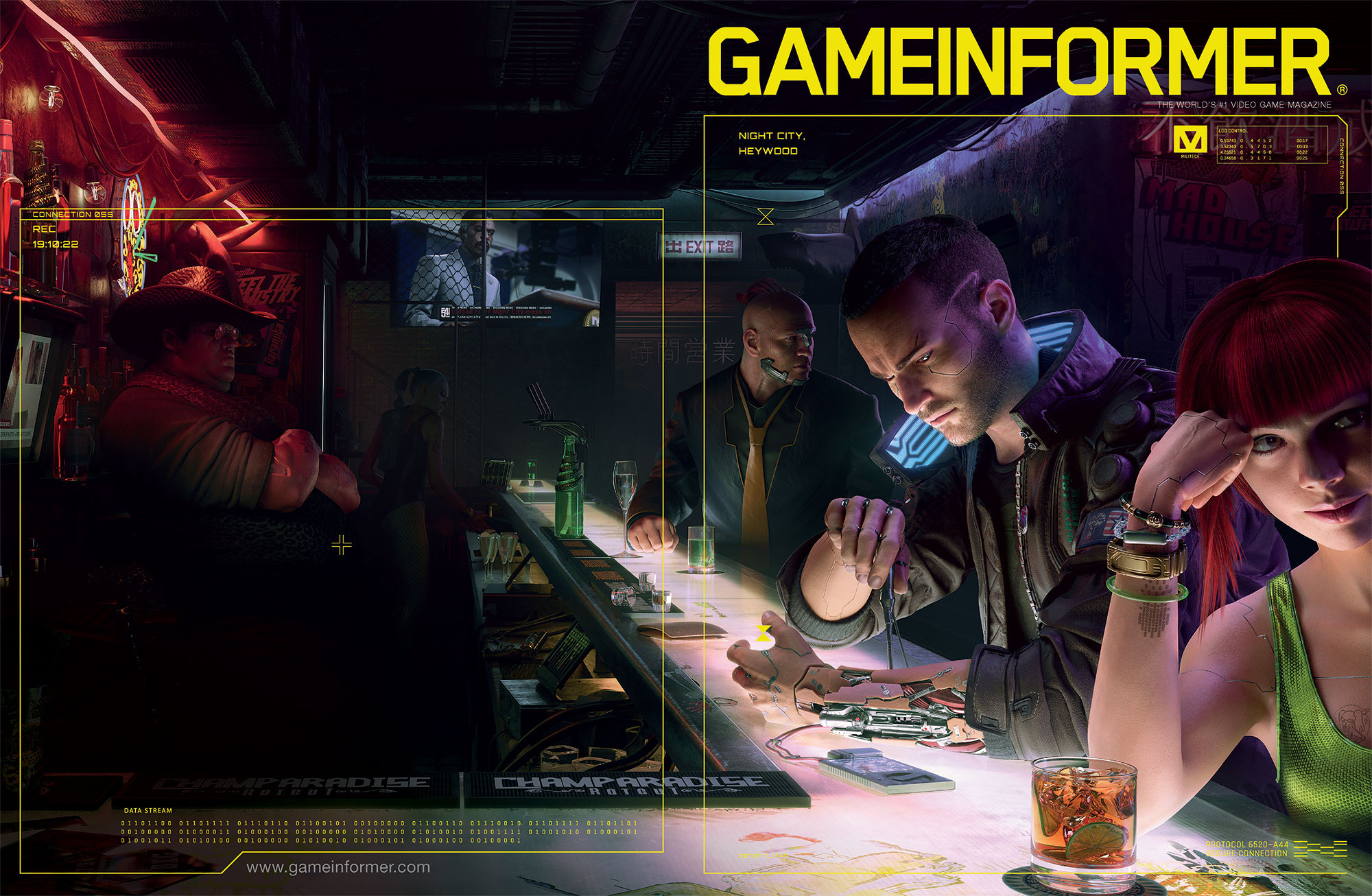 На обложке нового GameInformer оказалась Cyberpunk 2077 - изображение обложка