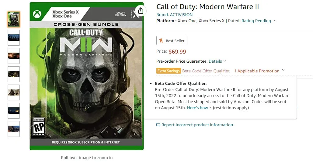Похоже, что бета-тест Call of Duty: Modern Warfare II может начаться 15 августа - фото 1