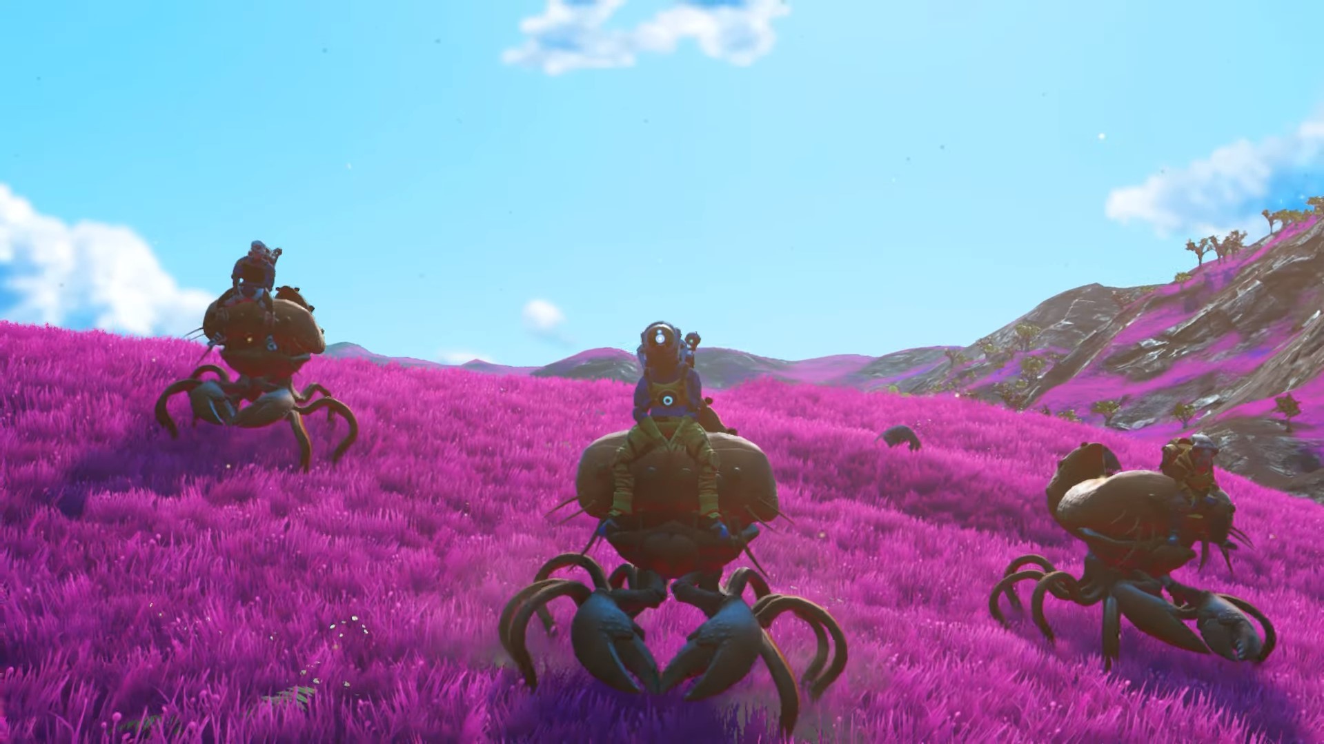 В релизном трейлере No Man's Sky Beyond игроки катаются на животных - изображение обложка