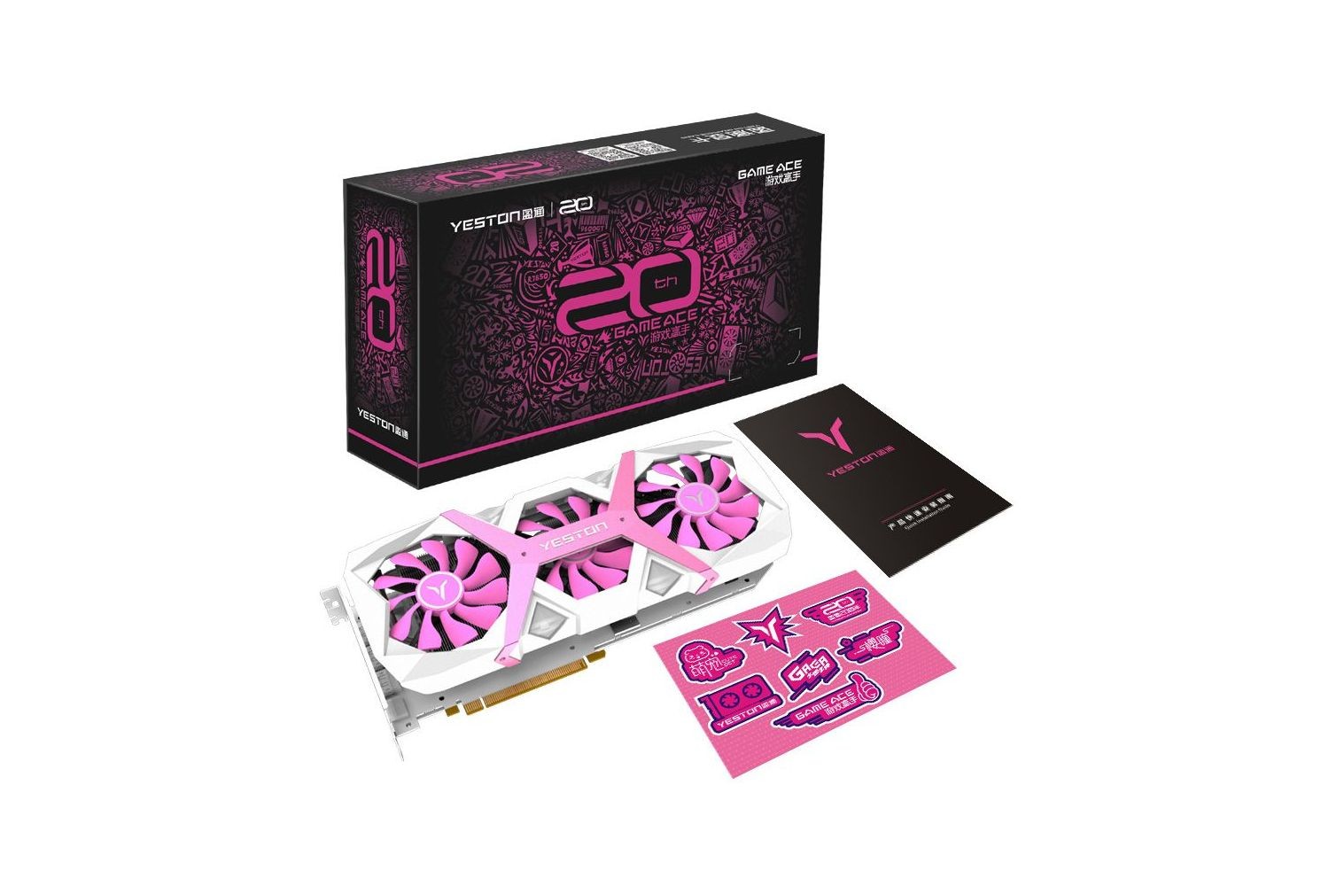 Yeston представила розовую Radeon RX 5600 XT - изображение обложка