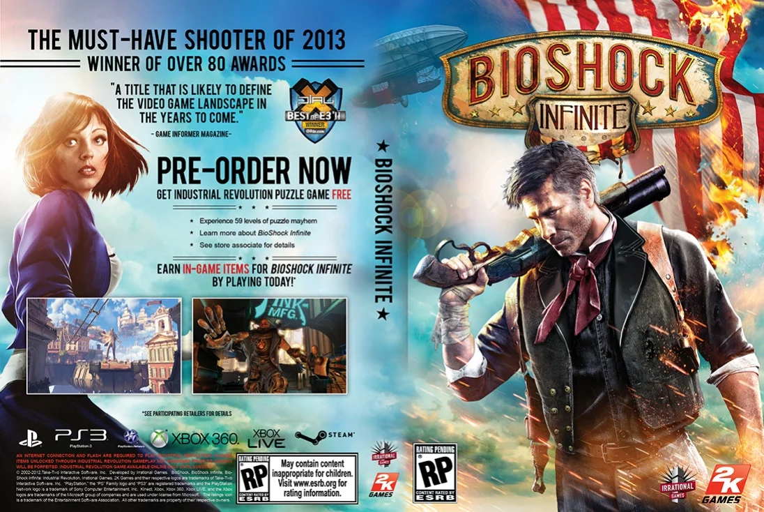 Кен Левин встал на защиту обложки BioShock Infinite - фото 1