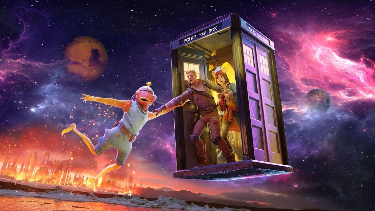 В Fortnite начался креативный кроссовер с «Доктором Кто» - изображение обложка