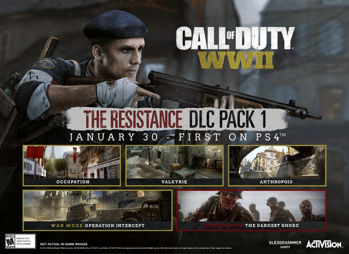 Дополнение Resistance для Call of Duty: WWII отправит игроков в штаб Гитлера - фото 1