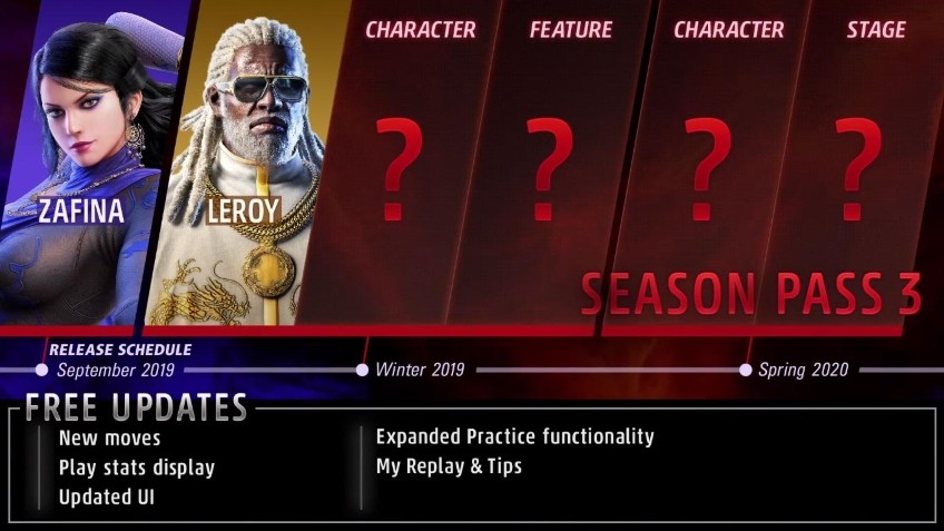 Зафина и Лерой Смит станут частью третьего сезонного пропуска Tekken 7 - изображение 1 Зафина и Лерой Смит станут частью третьего сезонного пропуска Tekken 7 - фото 1