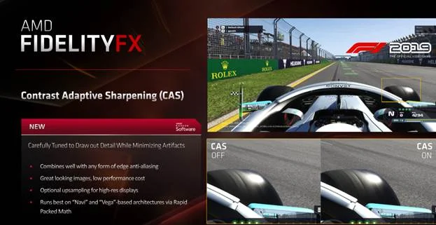 В F1 2019 добавили технологию повышения резкости изображения AMD - фото 1