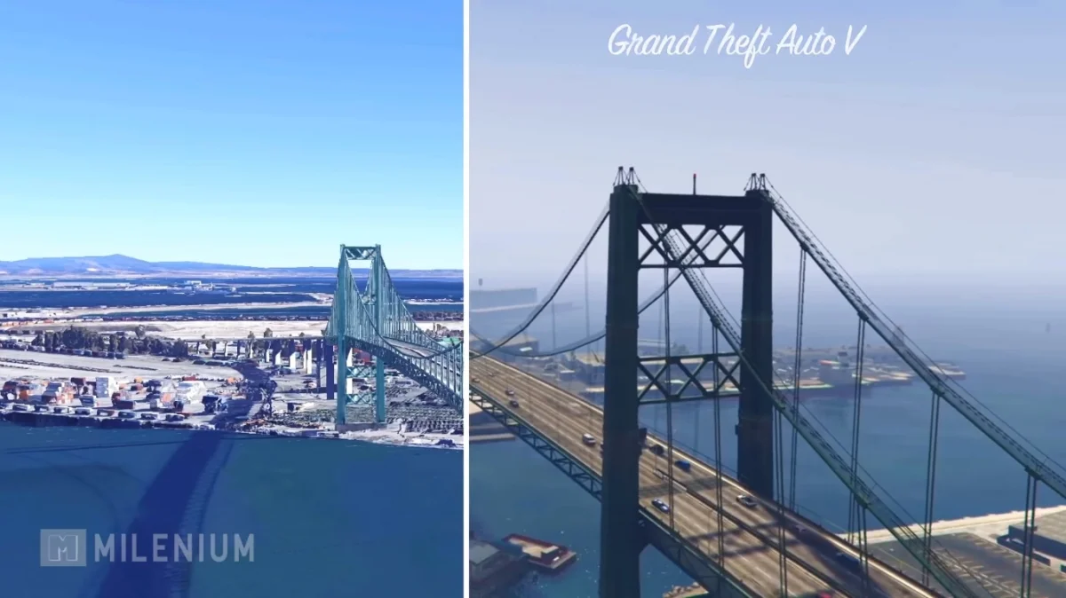 Места из GTA 5 сравнили с реальными достопримечательностями в Google Earth - фото 3
