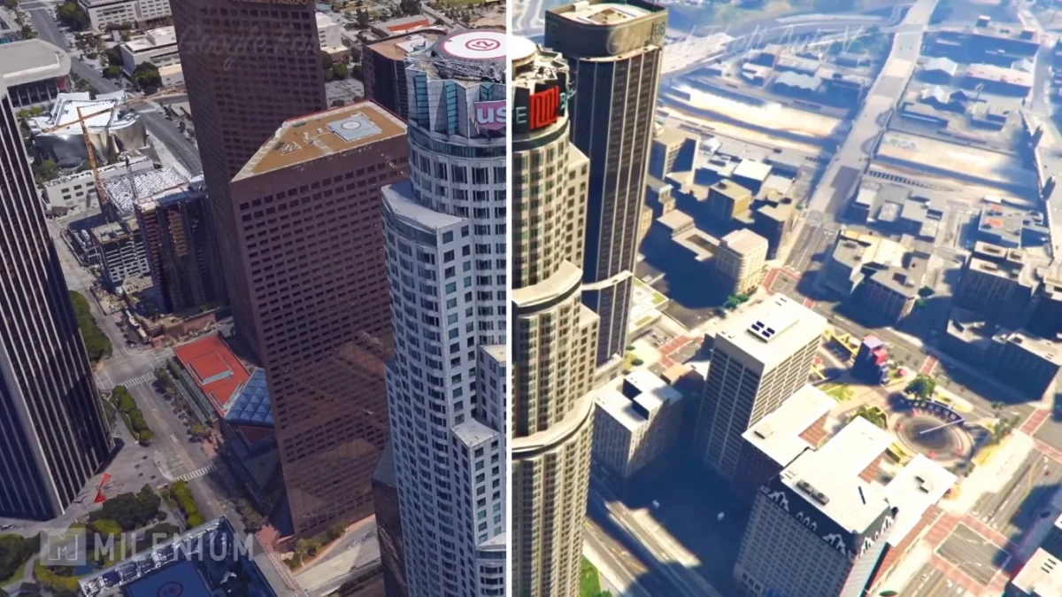 Места из GTA 5 сравнили с реальными достопримечательностями в Google Earth - фото 2