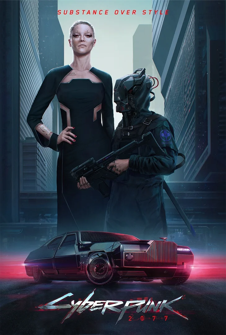 Опубликованы официальные постеры Cyberpunk 2077 - фото 1