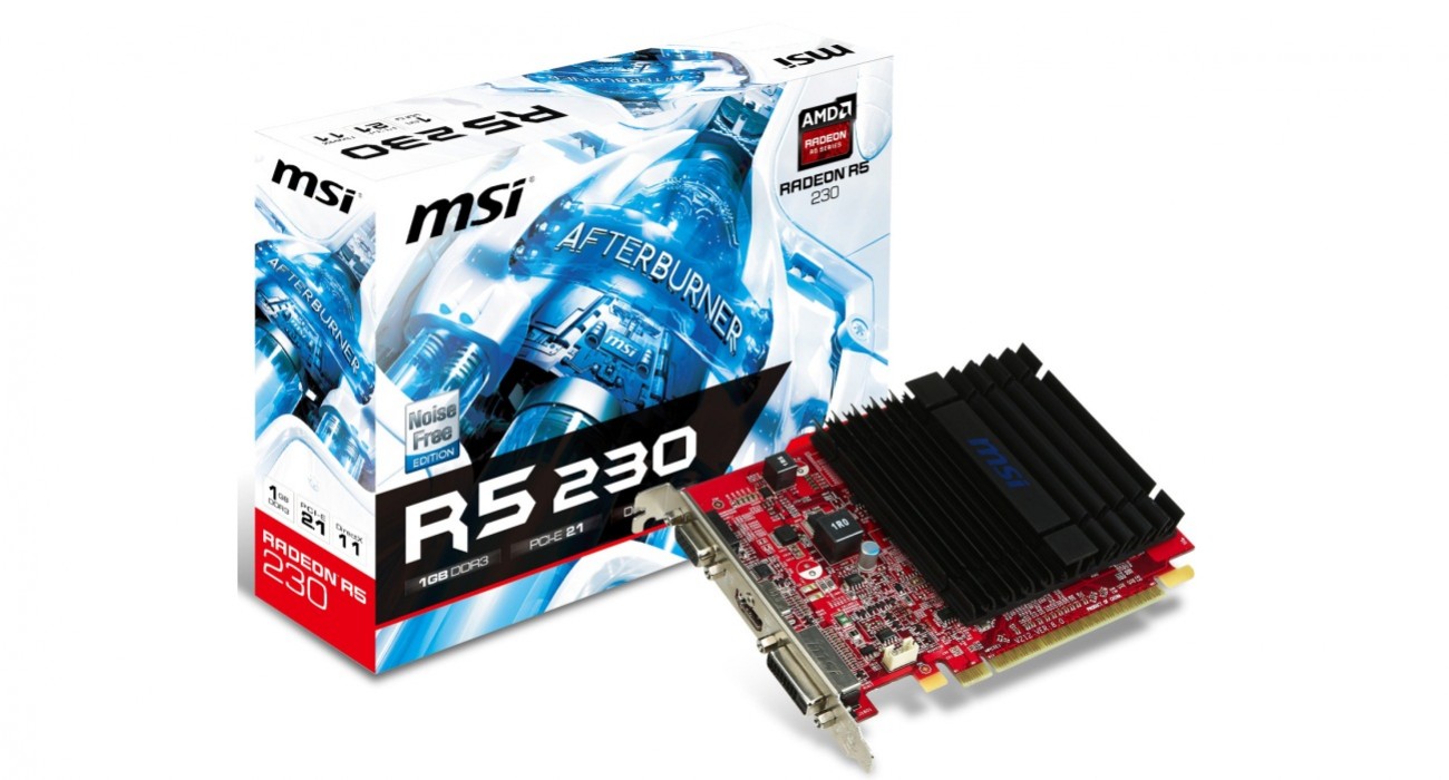 MSI выпустила видеокарту Radeon R5 230 - изображение обложка