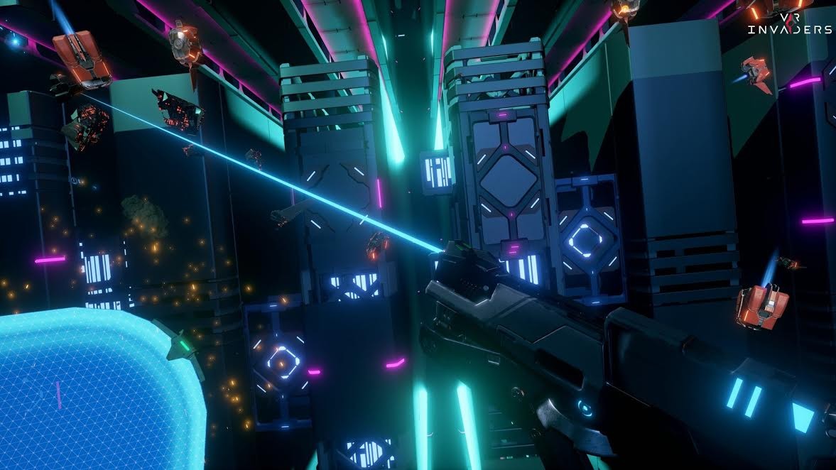 Экшен VR Invaders вышел на PS4 - изображение обложка
