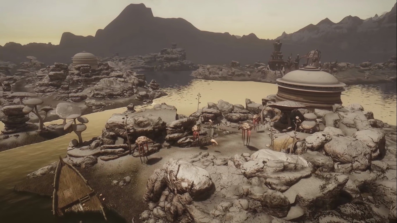Разработчики Beyond Skyrim: Morrowind показали новые живописные пейзажи - изображение обложка