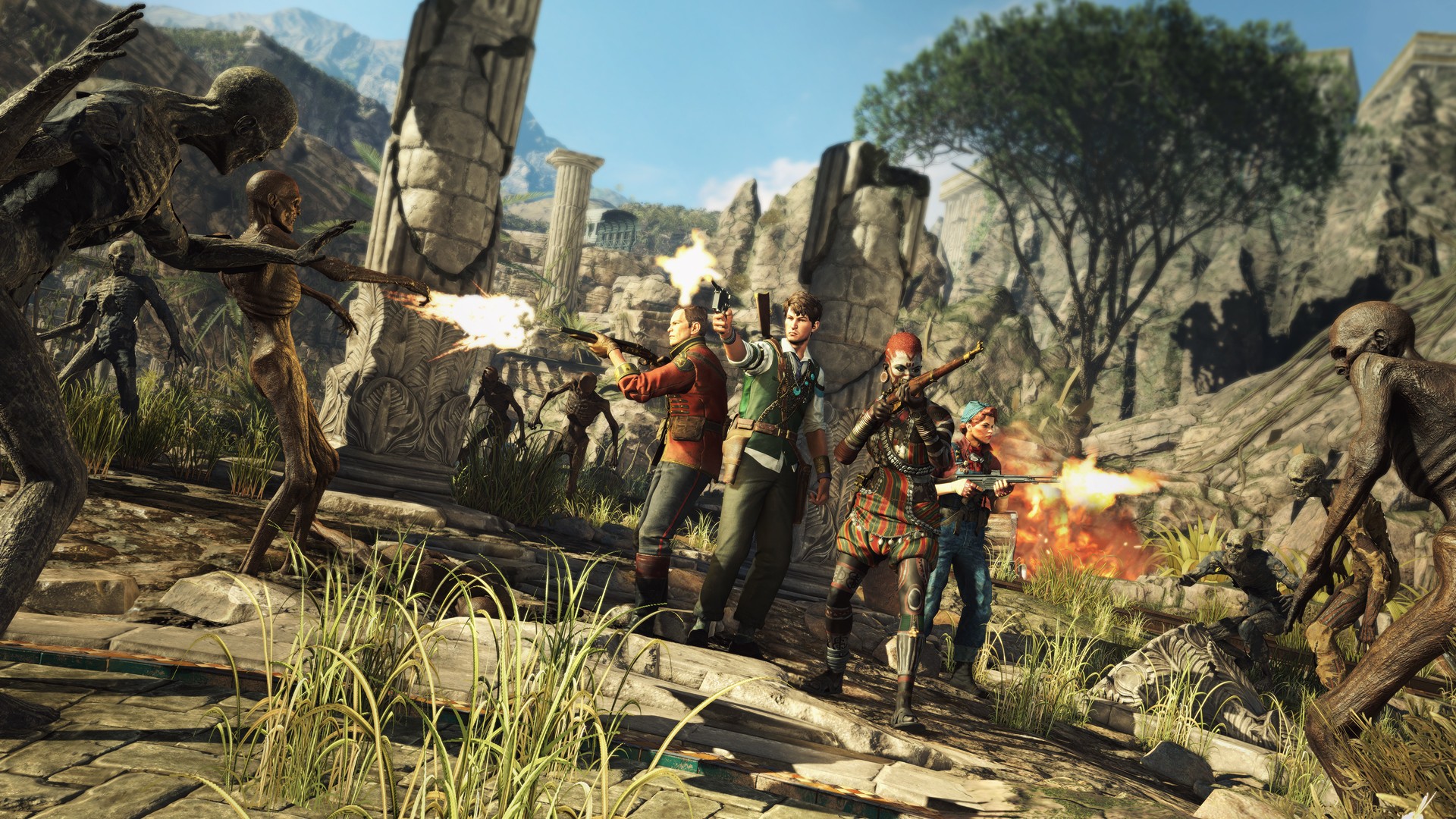 Игровой процесс Strange Brigade показали на Е3 - изображение обложка