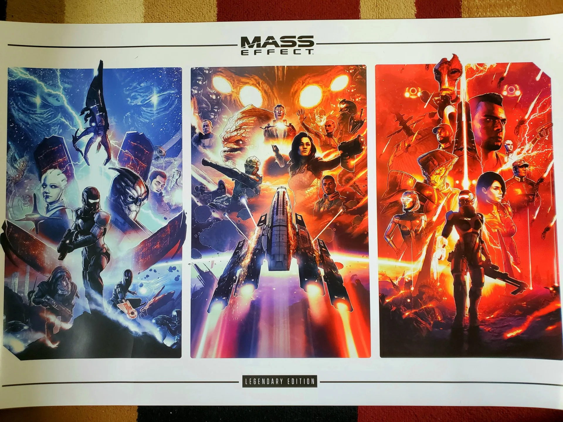 Утекли три постера Mass Effect Legendary Edition - фото 1