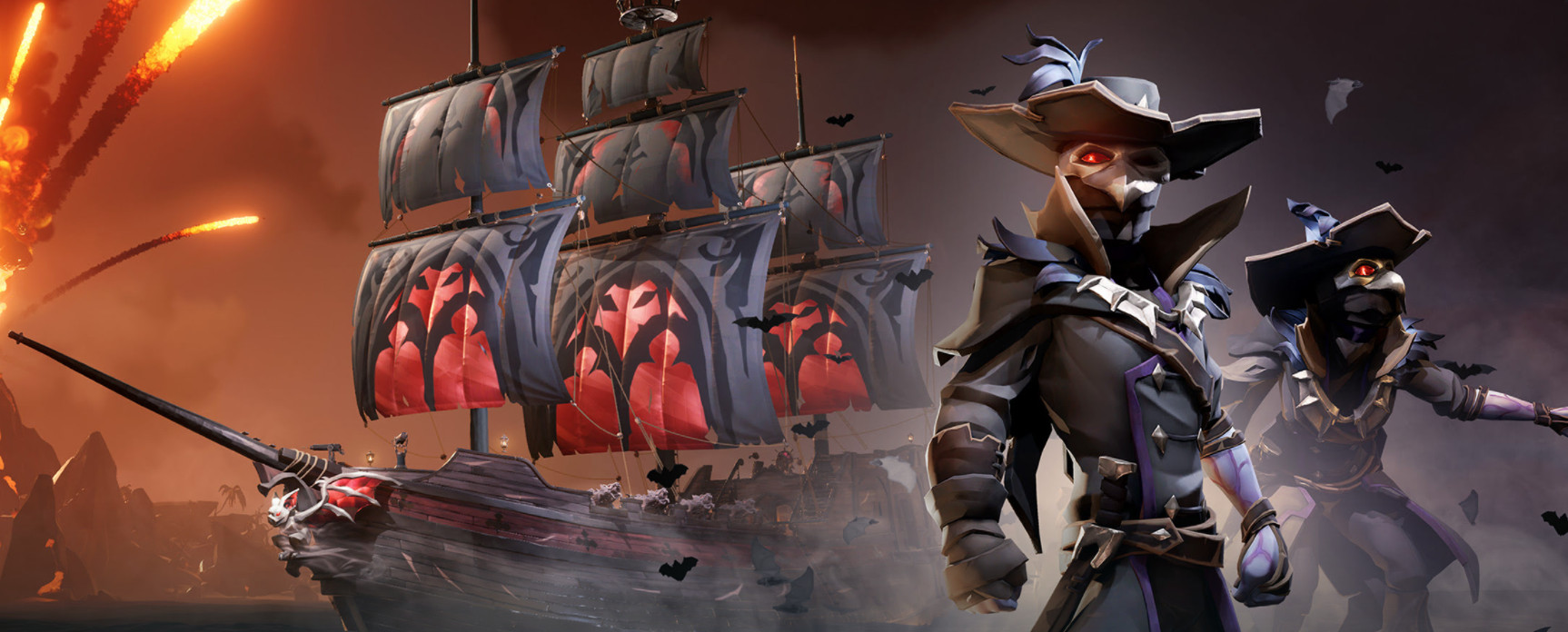 Тематические костюмы, оружие и эмоции — Хэллоуин в Sea of Thieves - изображение обложка