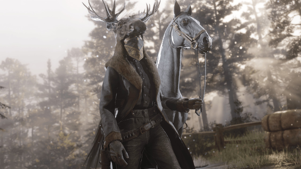 Новым легендарным животным Red Dead Online стал лось - изображение обложка