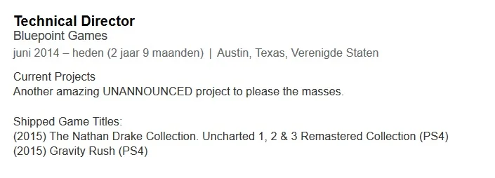 Разработчики «Uncharted: Натан Дрейк. Kоллекция» работают над новым проектом - фото 1