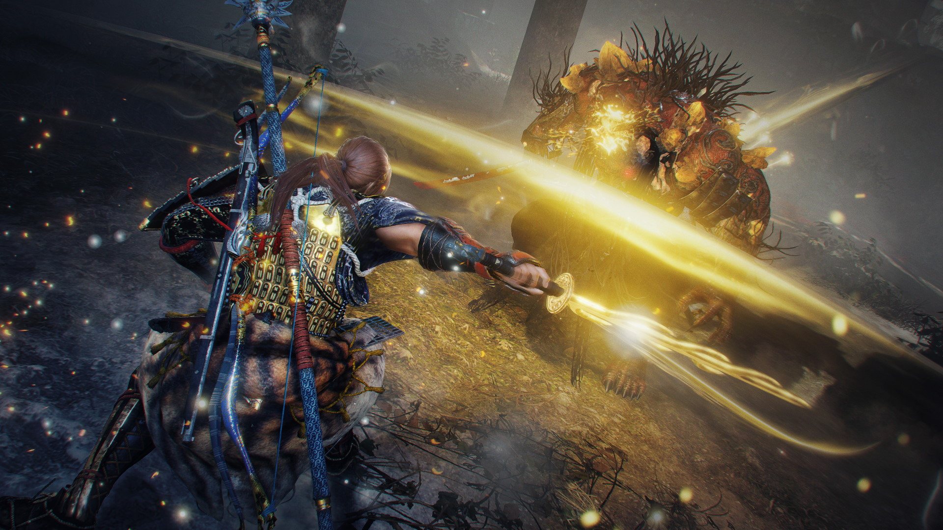 В PC-версии Nioh 2 появились подсказки для клавиатуры и мыши - изображение обложка