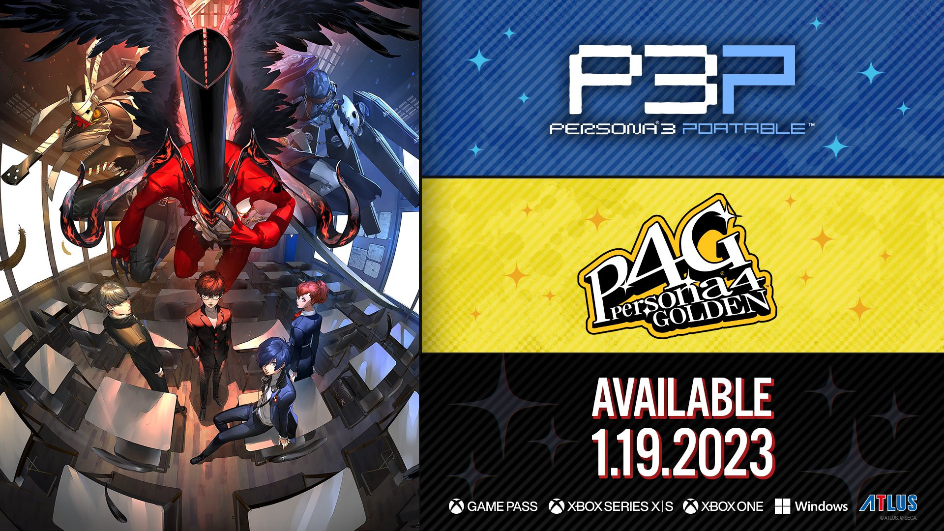 Ремастеры Persona 3 Portable и Persona 4 Golden выходят 19 января - изображение 1 Ремастеры Persona 3 Portable и Persona 4 Golden выходят 19 января - фото 1