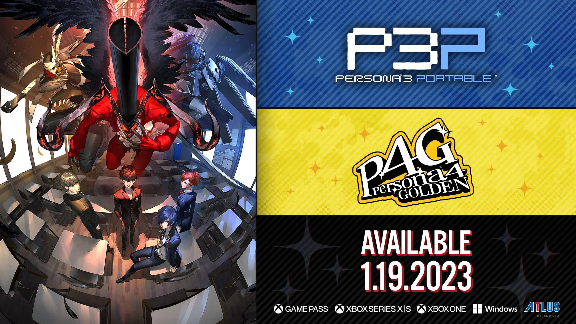 Ремастеры Persona 3 Portable и Persona 4 Golden выходят 19 января - фото 1