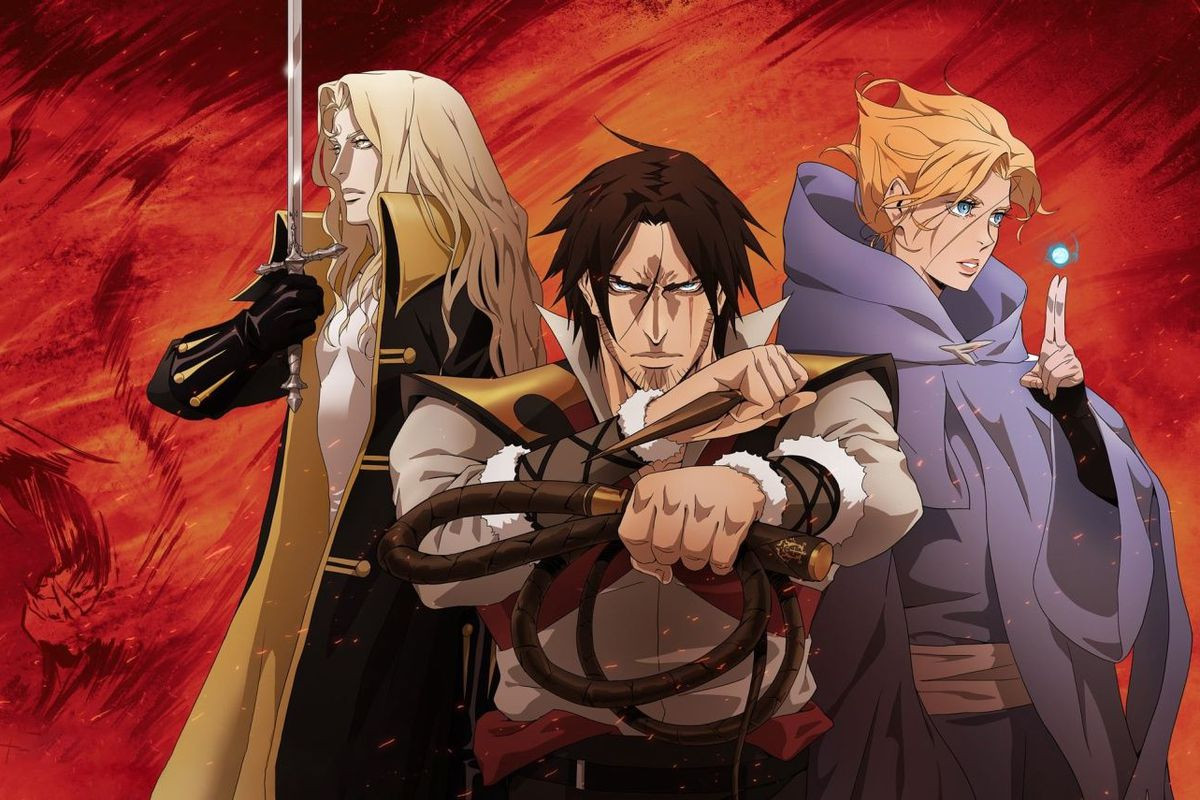 В конце августа выйдет артбук по адаптации Castlevania от Netflix - изображение обложка