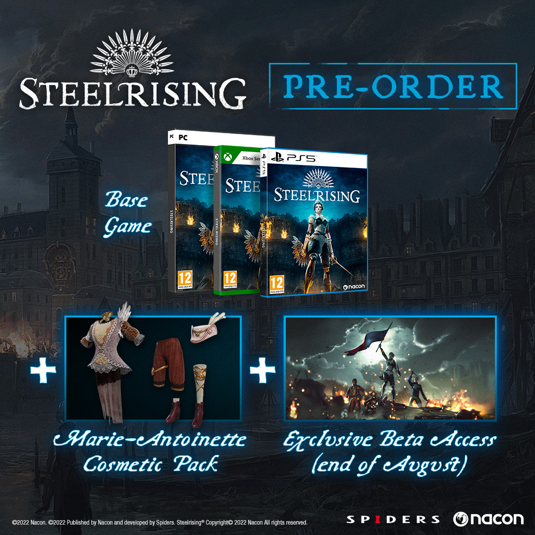 Стартовал приём предзаказов ролевого боевика Steelrising - изображение 1 Стартовал приём предзаказов ролевого боевика Steelrising - фото 1