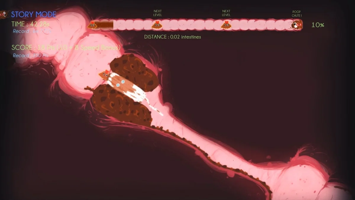 В Steam вышла Where's my Mommy? — игра о приключениях фекалий - изображение 1 В Steam вышла Where's my Mommy? — игра о приключениях фекалий - фото 1