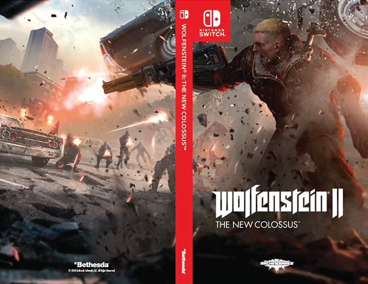 Четыре альтернативные обложки Wolfenstein II: The New Colossus для Switch - фото 3