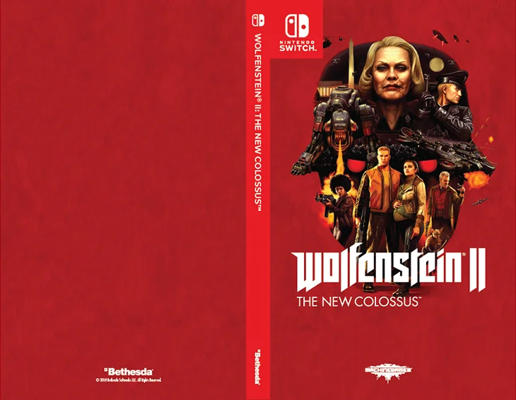 Четыре альтернативные обложки Wolfenstein II: The New Colossus для Switch - фото 1
